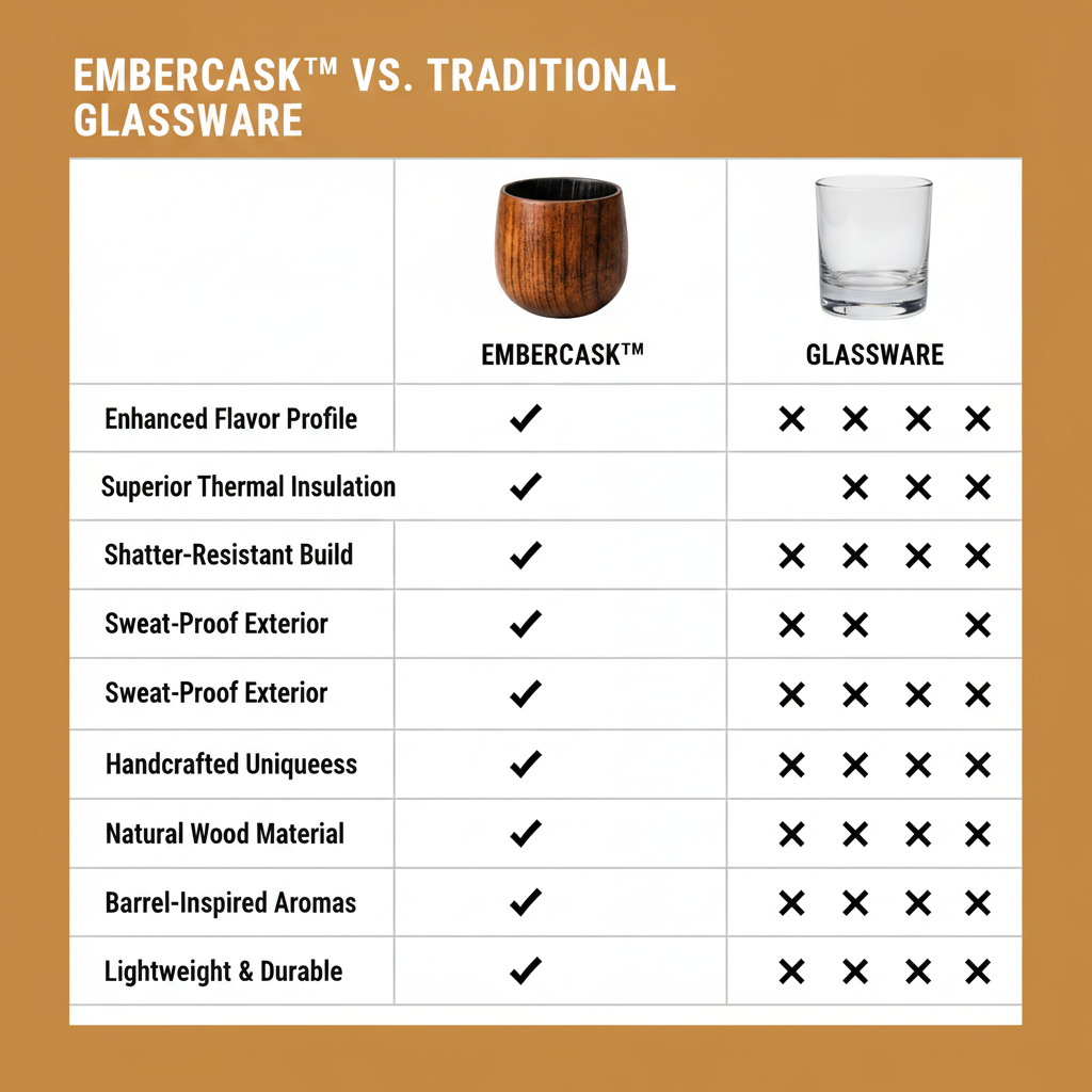 EmberCask™ Premium Charred Wood Whiskey Cup